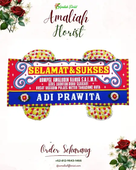 Papan Bunga Ucapan Selamat Tegalreja